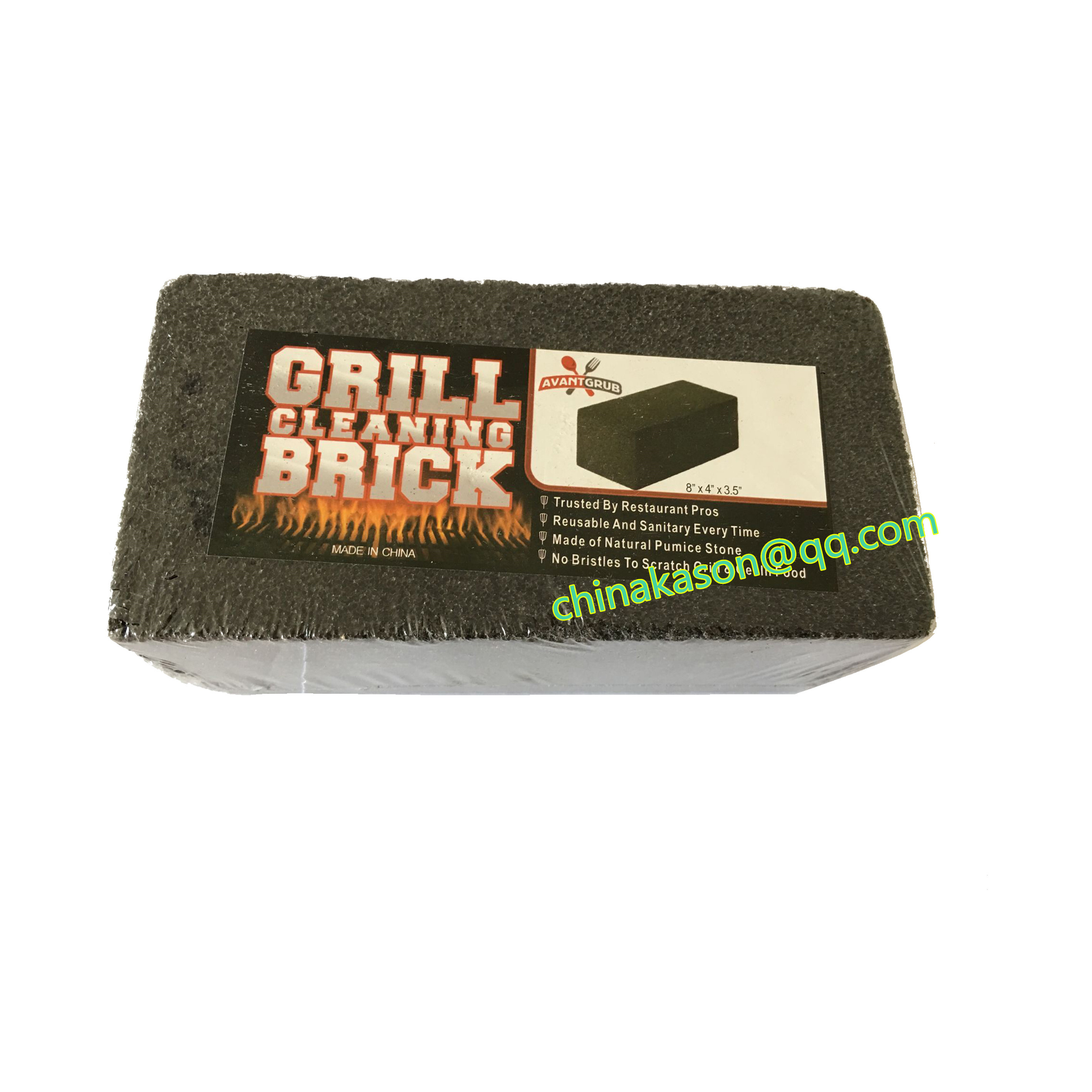 20x10x9cm black color foam glass (grill brick)