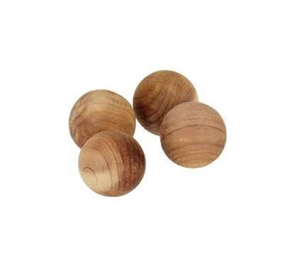 Wooden Cedar Shoe Balls With Fresh Scent