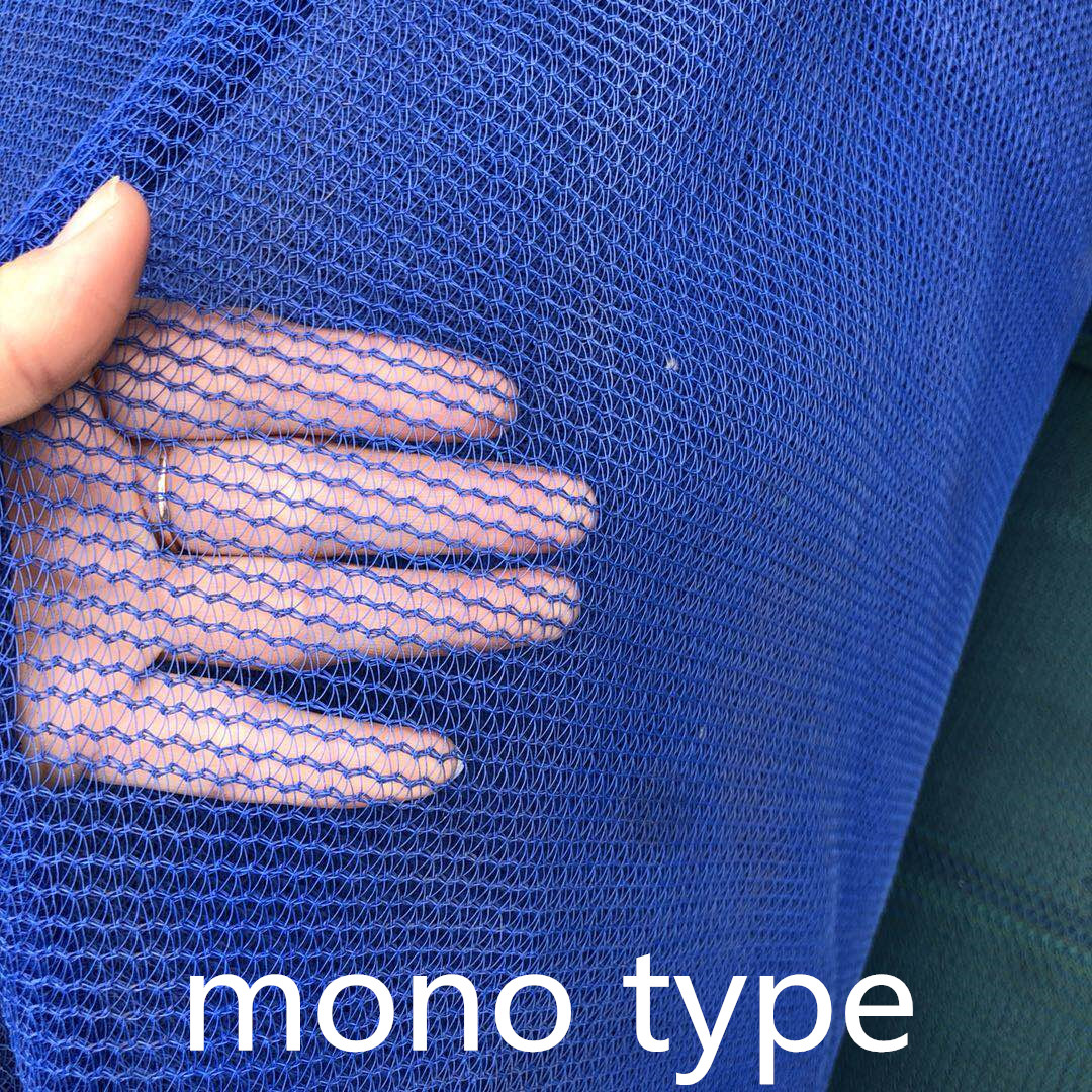 MONO+MONO filament Type shade net, shade netting