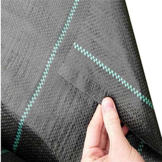 Anti Weed Mat 100% PP Woven Geotextile Weed Control Artificial Ground Cover