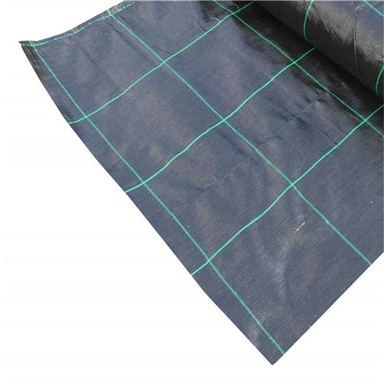 Black PP Woven Anti Weed Control Mat Ground Cover