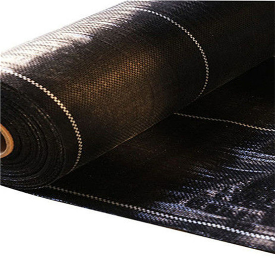 Black PP Woven Anti Weed Control Mat Ground Cover