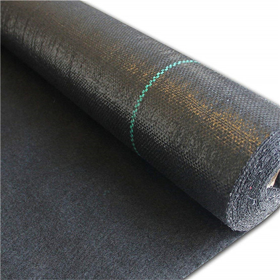 Factory Wholesales Black PP Woven Anti Weed Mat