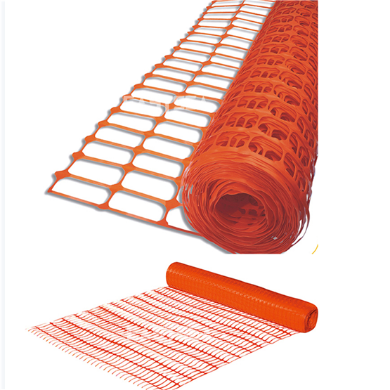 Plastic Security Warning Road Safety Fence Garden Snow Fence Safety Barrier Pedestrian Fence Netting Mesh Orange Color Polyethylene PE