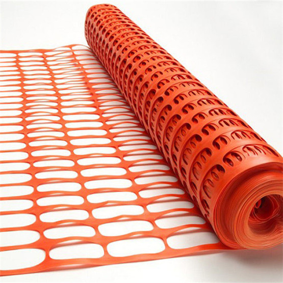 Orange Stretchable Road Safety Barriers 