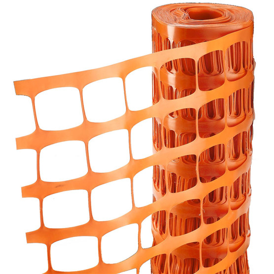 Reusable Orange Plastic Warning Barrier Snow Fence