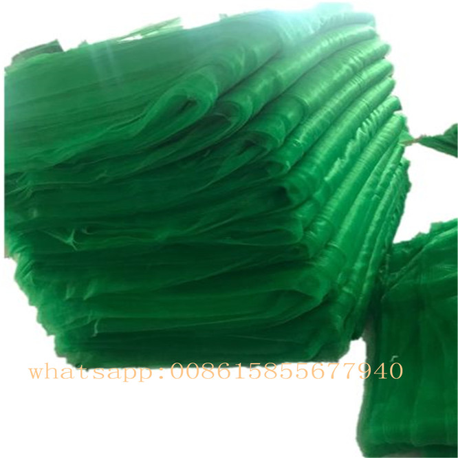 Recycled HDPE 80*100cm Drawstring Date Palm Mesh Bag for Protecting Fruits