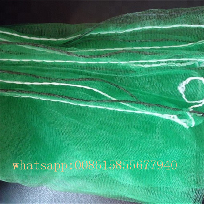 Recycled HDPE 80*100cm Drawstring Date Palm Mesh Bag for Protecting Fruits