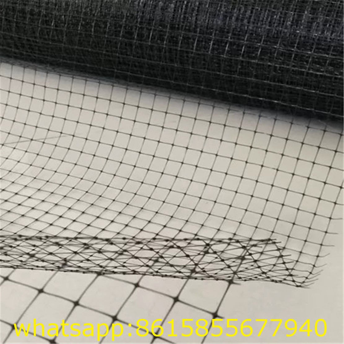 Polypropylene extruded anti moles netting/Black Plastic Net Anti Mole 